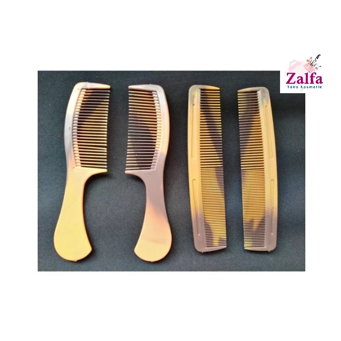 Sisir Twin Coklat / Sisir Gagang Coklat