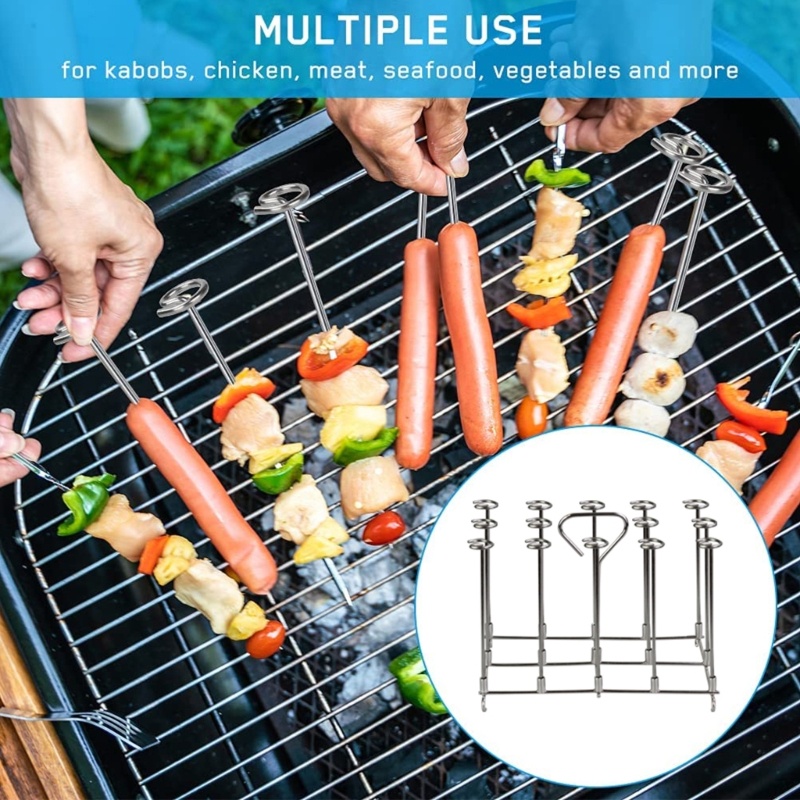 Zzz Tusuk Sate Bahan Stainless Steel Untuk Air Fryer