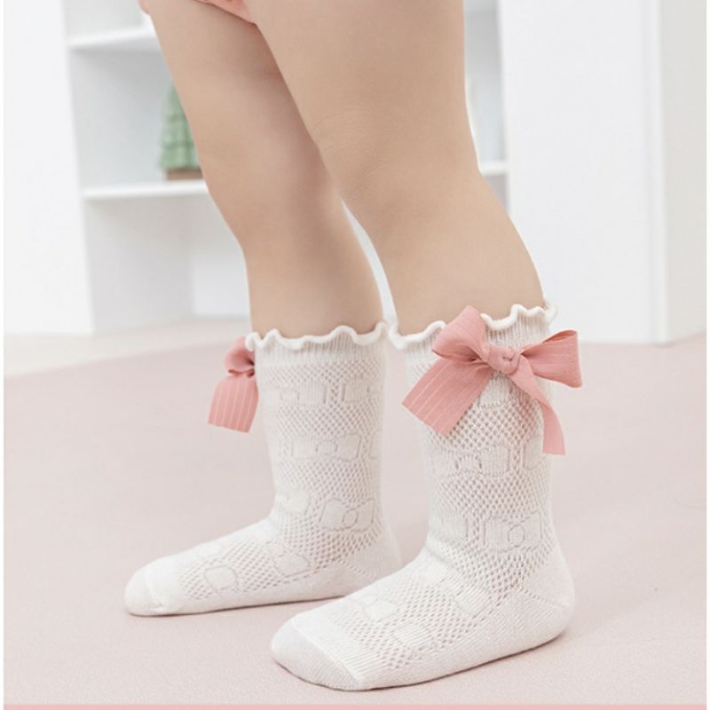 kaos kaki pita CURLY RIBBON kaus kaki import anak perempuan my-829