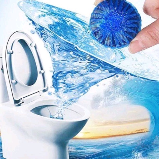 Tablet Biru Pembersih Toilet Karbol Sibiru Penyegar Kloset Bau Cleaner Anti