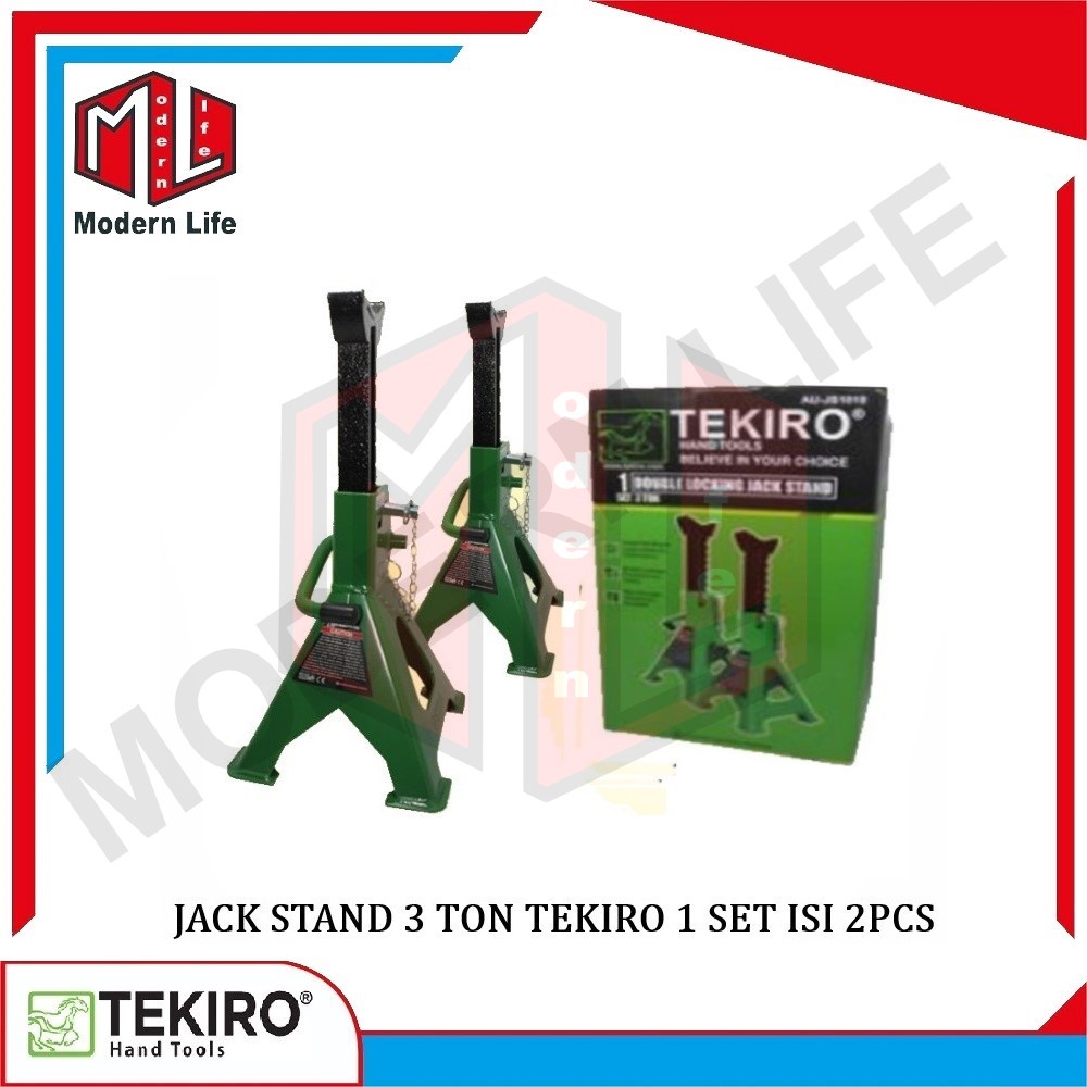 Jack Stand Tekiro 3 Ton / Tahanan Dongkrak 3Ton (1Set 2pcs) ORIGINAL