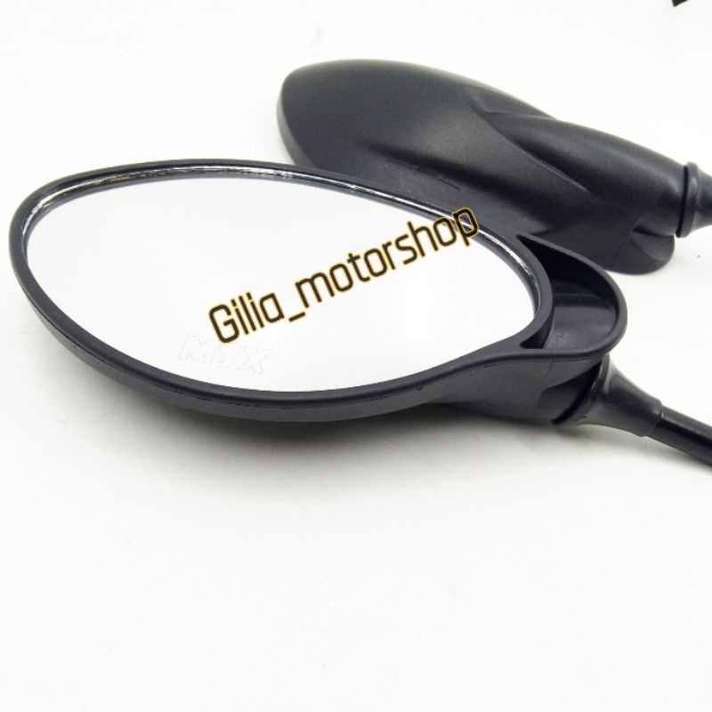 Spion Yamaha X1 Mirror Putih datar Universal Motor Drat Honda yamah