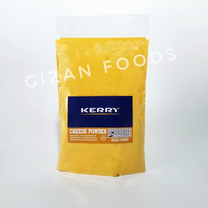 

CHEESE POWDER/KEJU BUBUK IMPOR MERK KERRY 200 GR. SAUS ALA RICHEESE