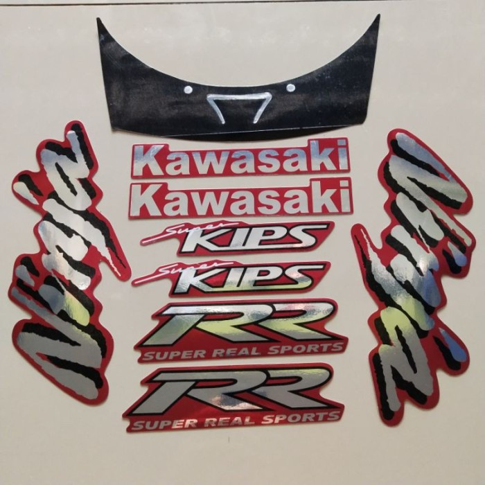 Striping Kawasaki Ninja Rr Old 2007 2008 Merah Berkualitas