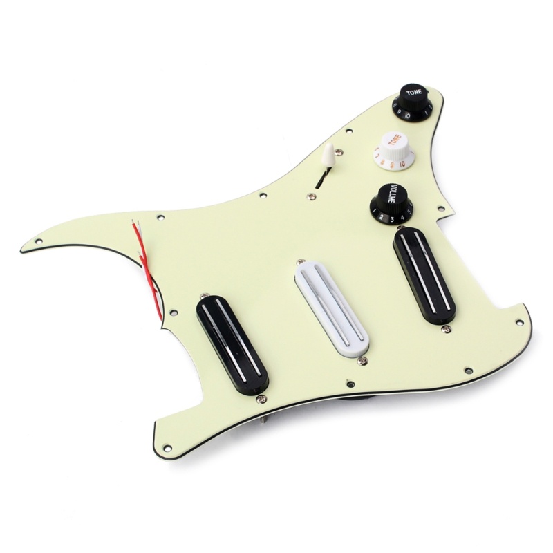 Set Pickguard Gitar 3 Lapis Dengan Switch 5 Arah