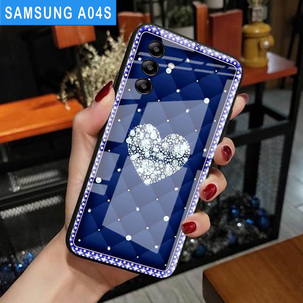 (S49) SoftCase Glass SAMSUNG A04S - casing Terbaru handphone - SAMSUNG A04S  - pelindung handphone -