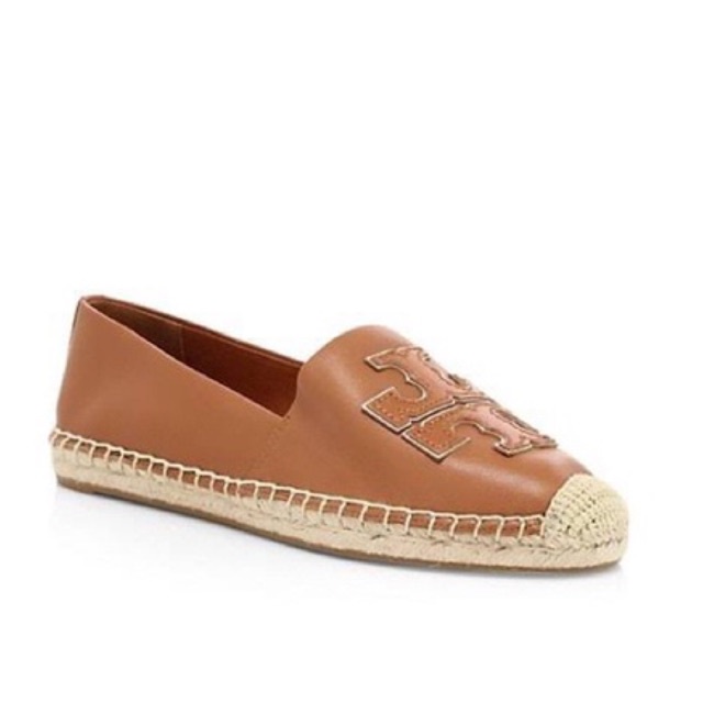 Size 8/8,5/9 | tory burch ines espadrilles tan leather