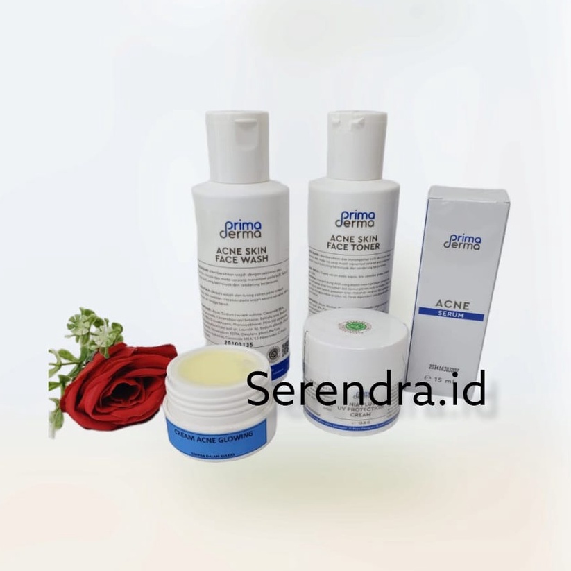 PRIMADERMA PAKET ACNE SUPER GLOWING PLUS SERUM