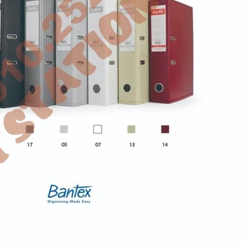 

BANTEX ORDNER LEVER ARCH FILE PVC FOLIO 1465