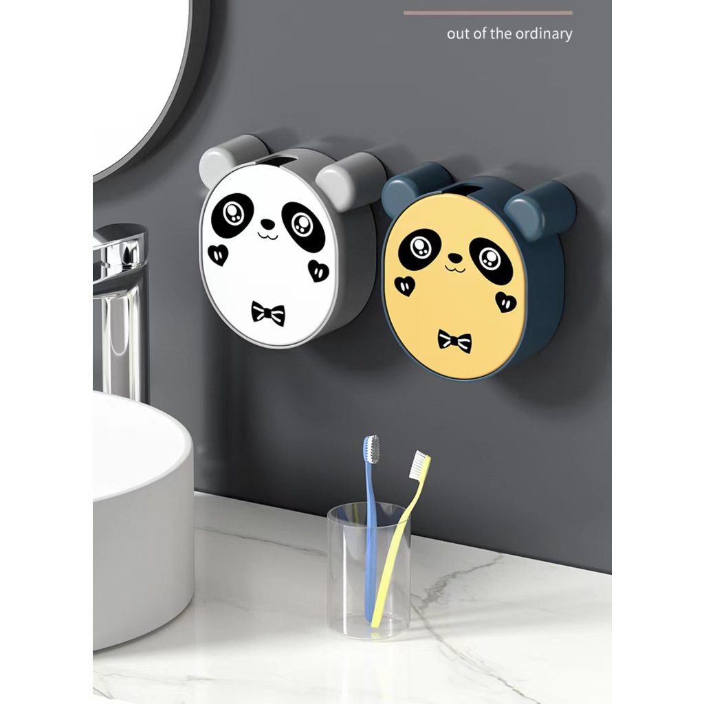 Tempat Sabun Batang Motif Panda / Kotak Gantungan Sabun Batang Panda / Kotak Sabun Motif Panda Cute