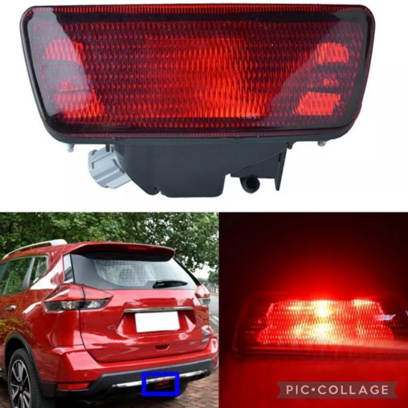 rear fog lamp nissan XTRAIL T32 tahun 2013-2018 lampu bumper belakang nissan xtrail T32