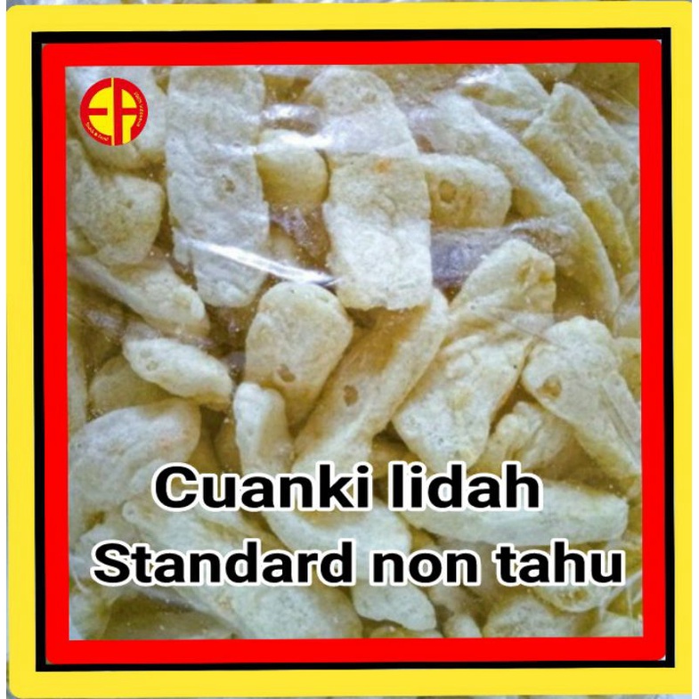 

CUANKI/CUANKIE LIDAH STANDART ISI 150 PCS SPECIAL BASO ACI/BOCI/SEBLAK