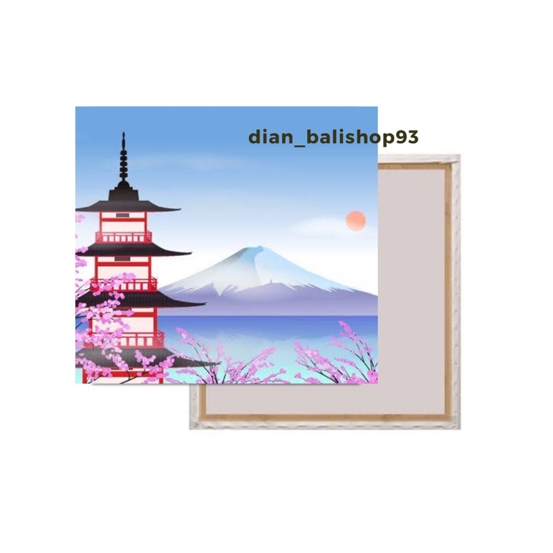 Lukisan Dinding Kanvas Aesthetic - Custom Lukisan Dinding Kanvas - Kado Natal dan Tahun Baru - Lukis