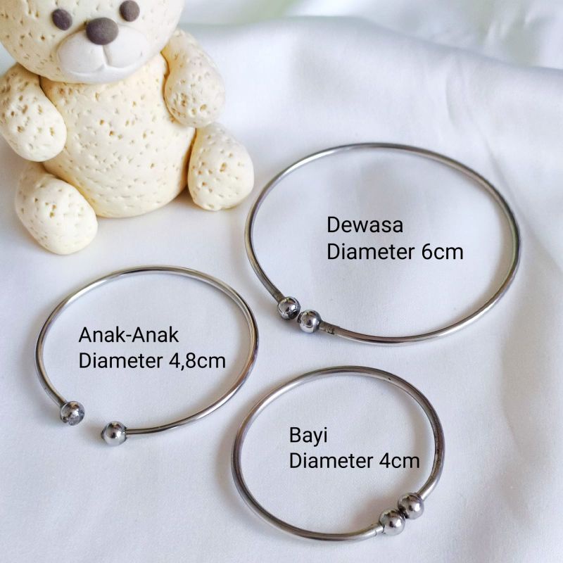 Gelang Sawan Bayi Titanium Gelang Sawan Dewasa