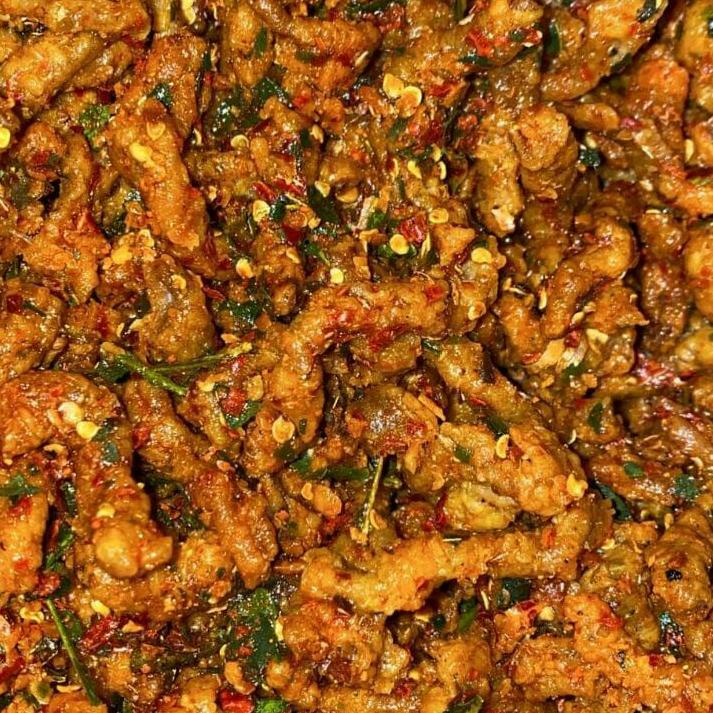 

Fresh Product--usus krispy pedas daun jeruk 250gram