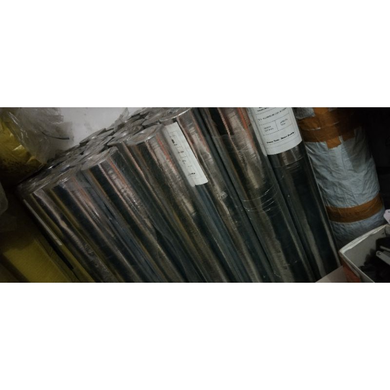 Aluminium foil double side/peredam panas/insulasi atap