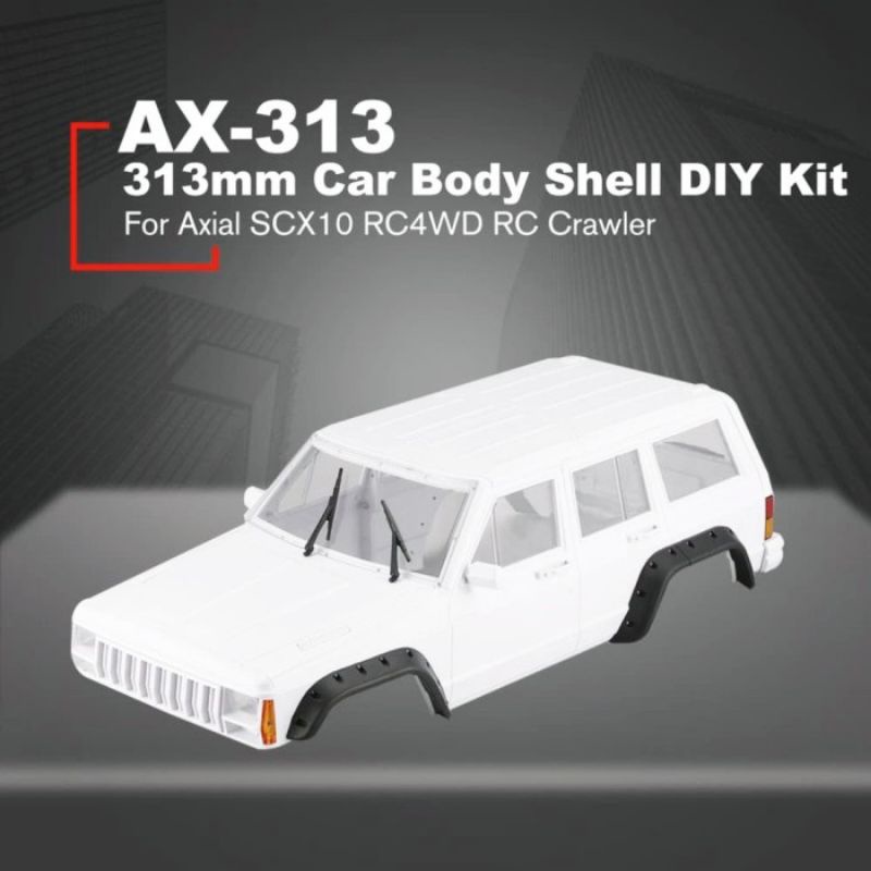 Ax-313 Hard body Cherokee Rc Axial Scx10 RGT WB 313 body RC 1/10