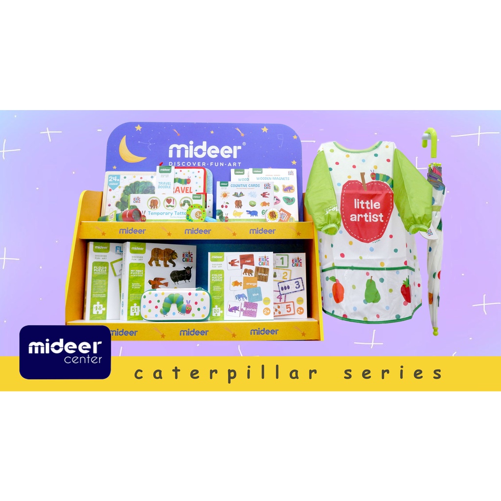 Mideer The Hungry Caterpillar Series Koleksi Eric Carle