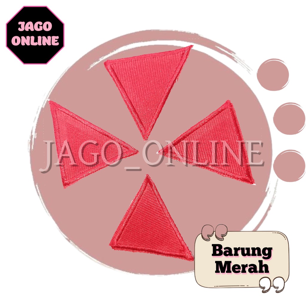 Bet Logo Emblem Patch regu Bordir Bendera Barung Siaga Pramuka Lengkap