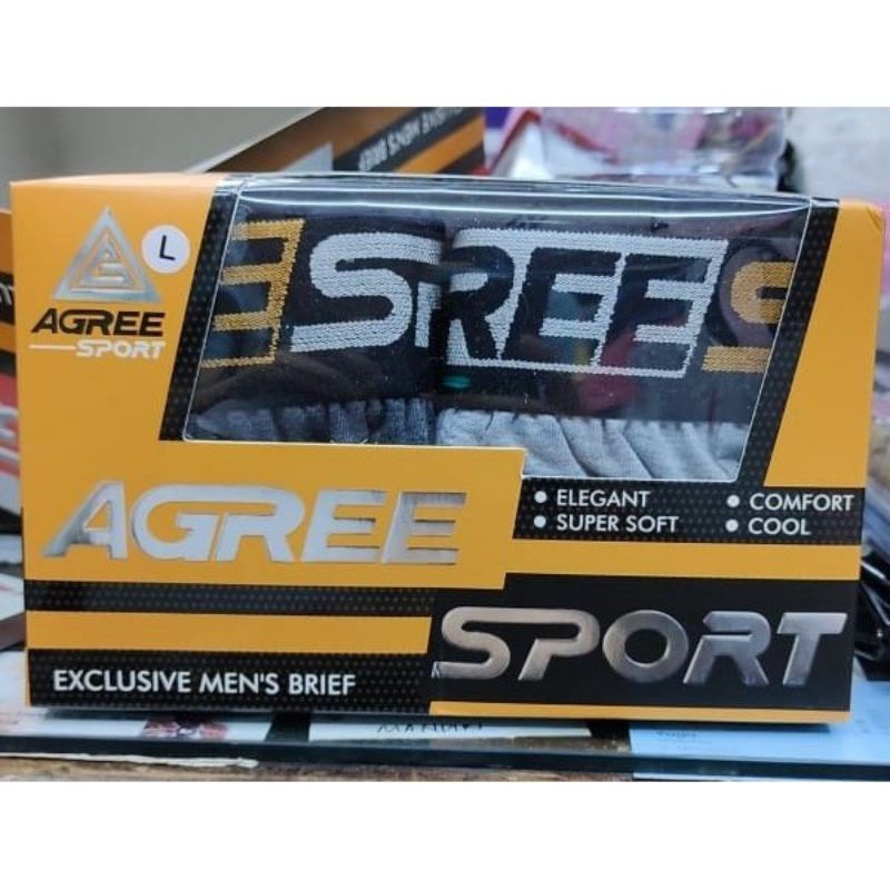 celana dalam pria agree sport 2327 / Harga 2 PCS