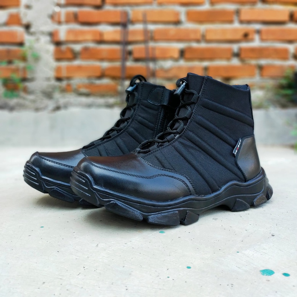 SEPATU PDL NINJA PENDEK KULIT SAPI ASLI MERK TXARMY SEPATU PDL DINAS LAPANGAN TNI POLRI SECURITY SATPAM SEPATU PDL POLANTAS MODEL TERBARU