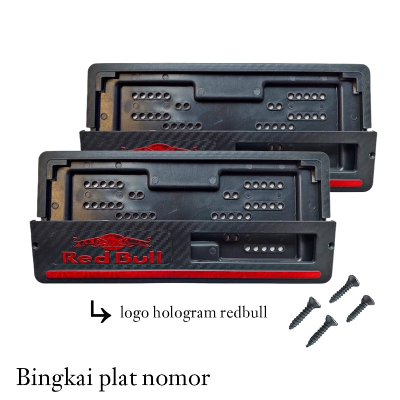 plat nomor motor list red bull cover plat nomor motor universal