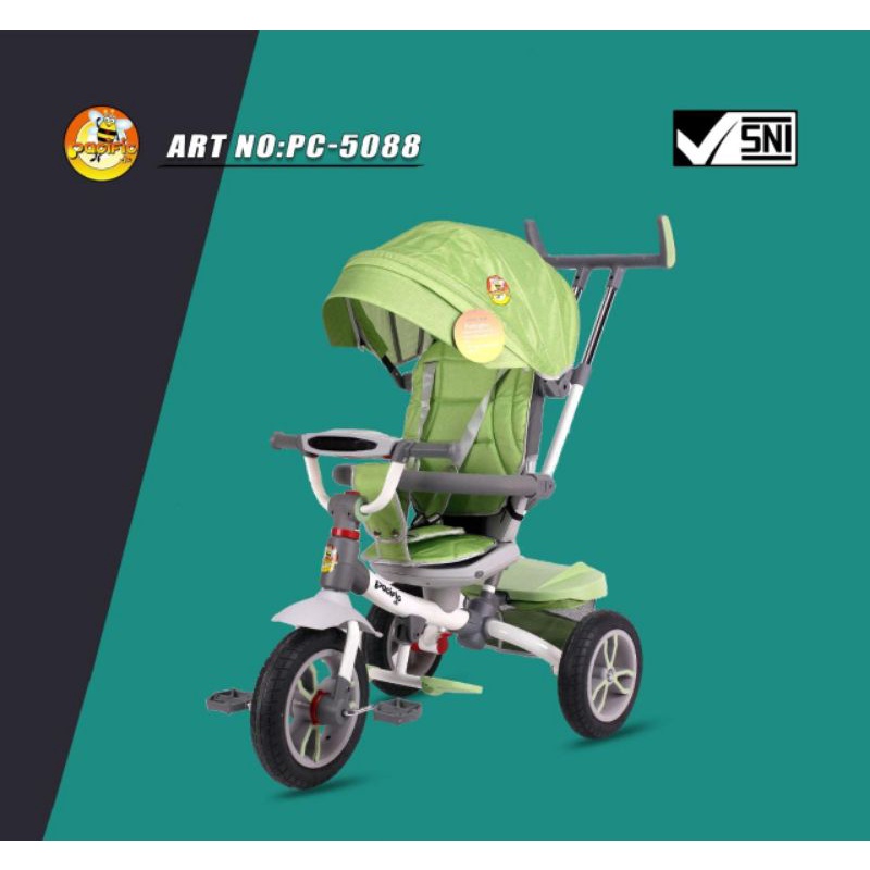 Pacific tricycle PC-5088 - sepeda roda tiga ban karet