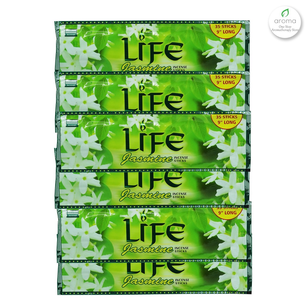 Dupa India Aromaterapi Pouch Plastic - Darshan Life Jasmine 35 Sticks