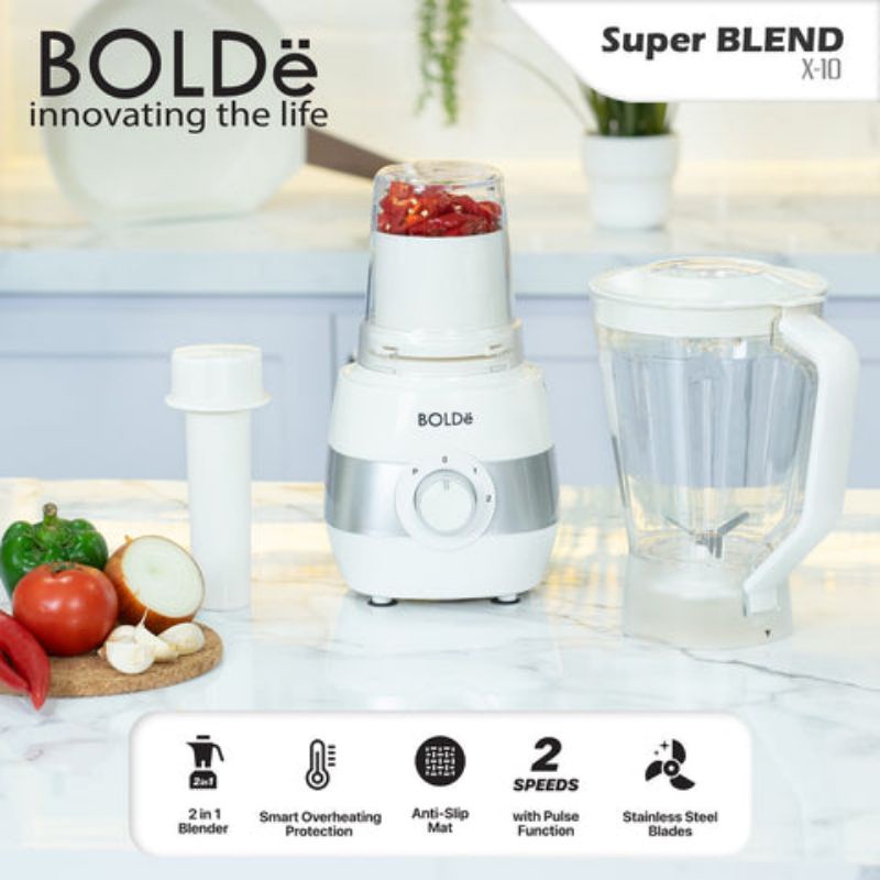 Blender Super Blend X10 Bahan Tritan Anti Pecah Original BOLDe