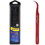 MECHANIC Pinset King AK-King 15 Merah Lurus - Tweezers Red Straight Original