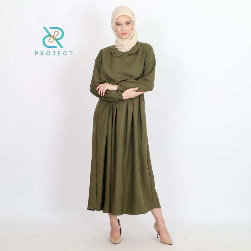 GF02 ~ NOREEN MAXI | ZAFINA DRESS | FASION MUSLIM WANITA TERBARU gamis remaja milenial size S M L XL