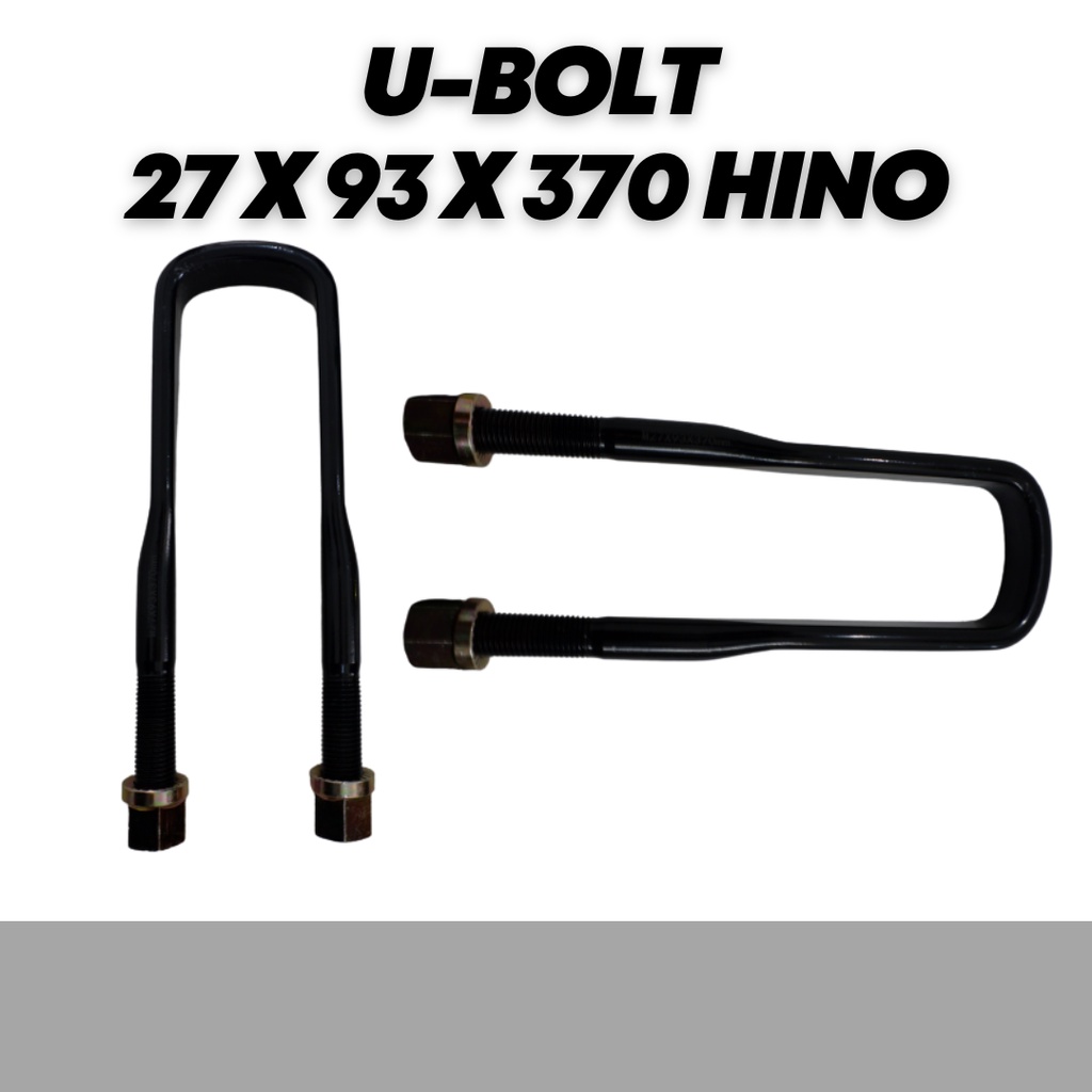 U-Bolt U Bolt Ubolt Depan 20 x 83 x 370 20x83x370 Hino Begel Behel