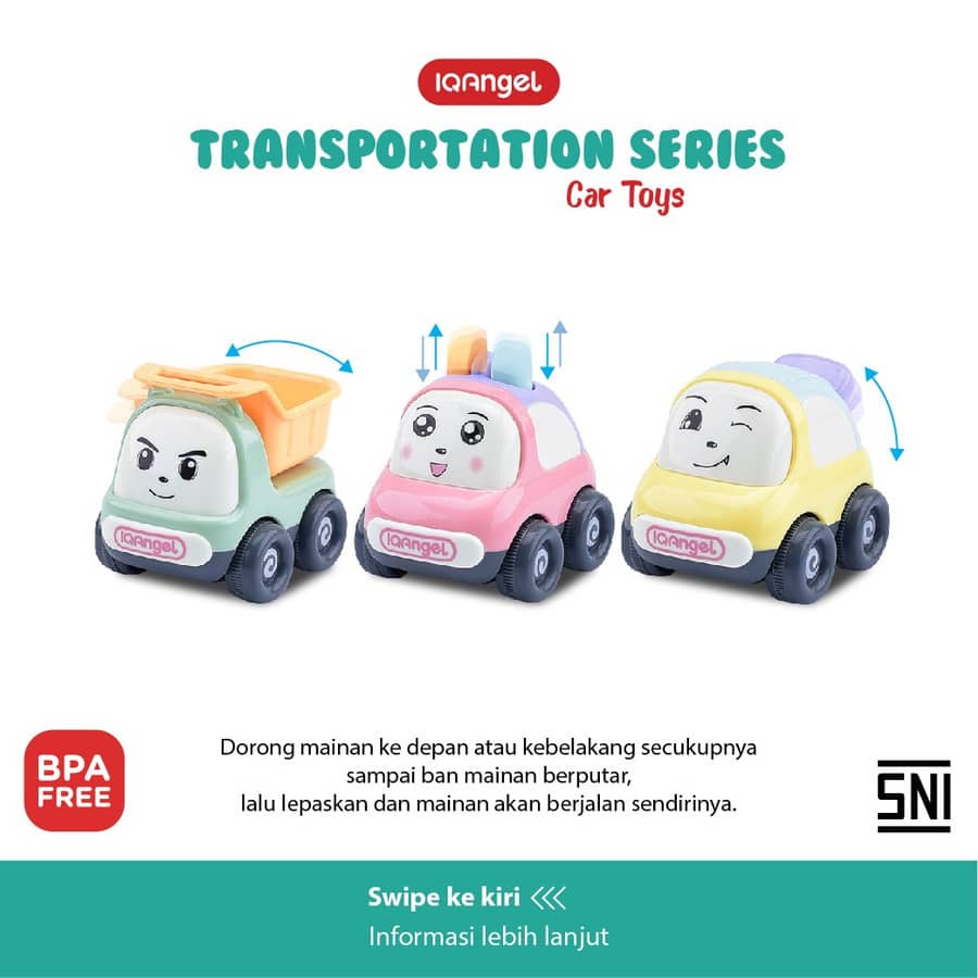 Mainan Bayi IQ Angel Car Toys Mainan Edukatif IQ920B