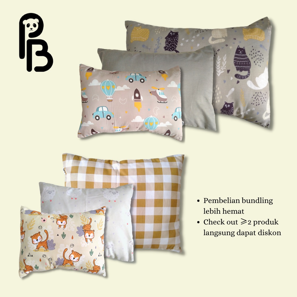 Precious Baby | Bantal Bayi Premium | Size M | Microfiber Impor | Bisa Pilih Motif | Bantal Baby | Baby Pillow | Bantal Anak | Pillow Kids | Bantal Precious Baby