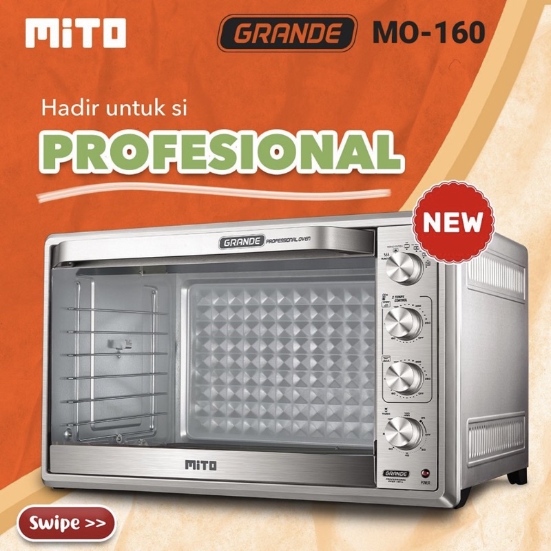 Electric oven listrik 155 Liter MITO Grande MO160 MO 160 big oven