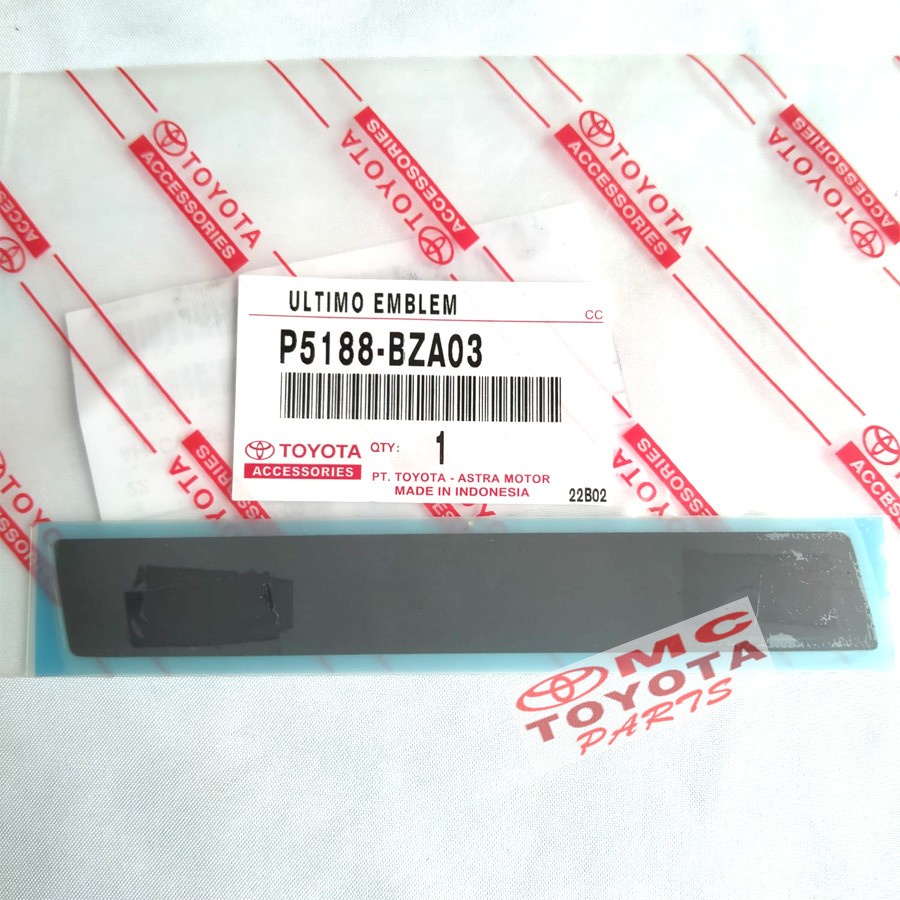 Emblem Logo ULTIMO Rush Type Ultimo P5188-BZA03