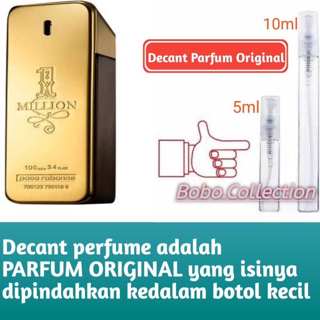 Decant Parfum Original Paco 1 Million / One million 5ml 10ml