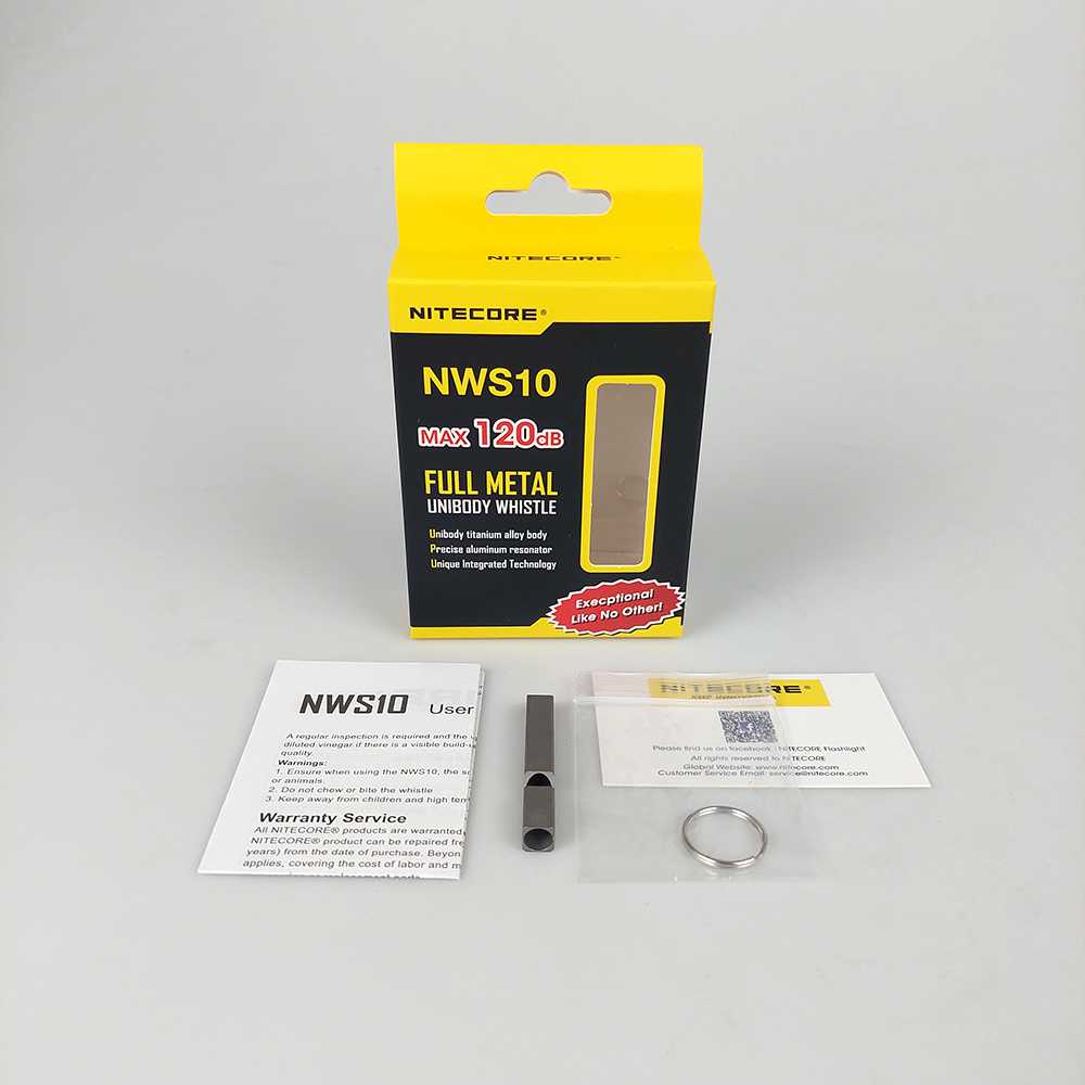 NITECORE Outdoor Emergency Whistle - NWS10