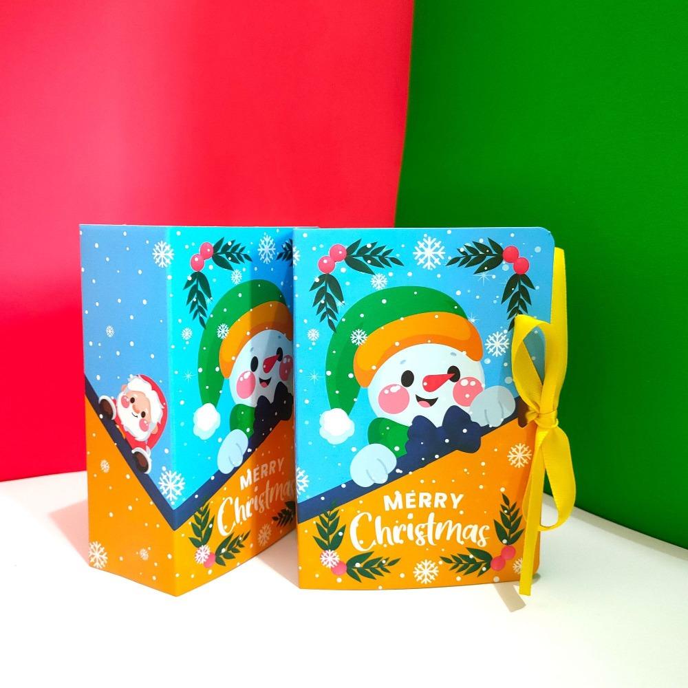 Preva 5Pcs Natal Gift Box Seri Buku Ajaib Suvenir Pesta Navidad Desain Buku Pesta Candy Box