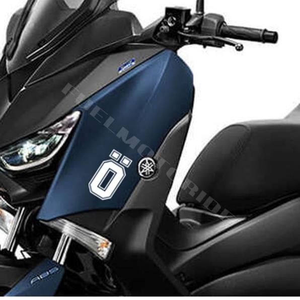 Sticker Body Variasi Logo Ohlins XMAX NMAX PCX ADV FORZA NINJA GSX CBR - Putih