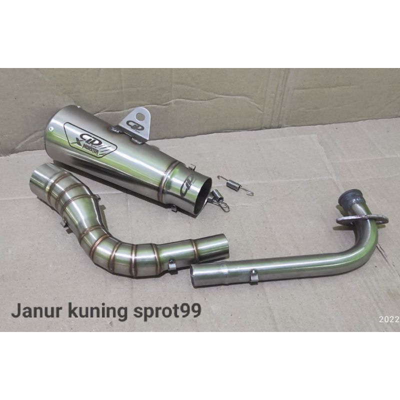 Knalpot CLD Monster/CLD X MONSTER  VIXION SATRIA FU BEAT VARIO 150 NMAX AEROX JUPITER MX KING SONIC 