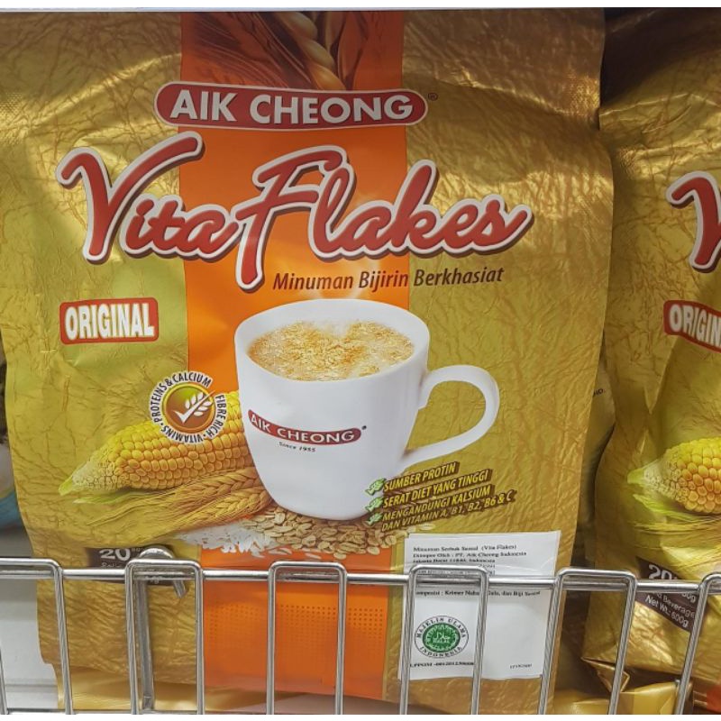 

minuman bijirin berkhasiat aik Cheong Vita flakes