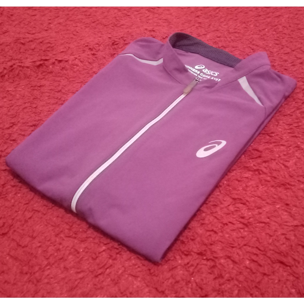 Jacket Running Asics Bekas / Second / Preloved Size M