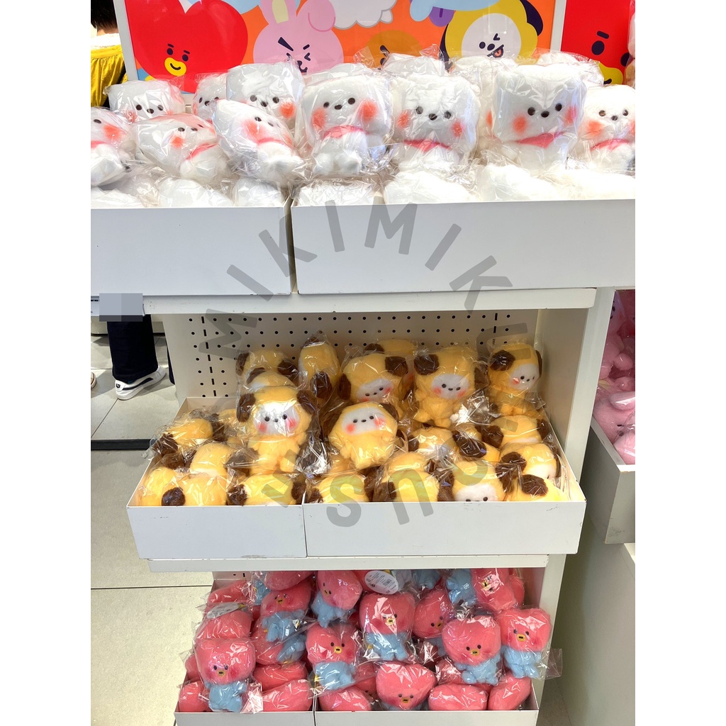 NEW BABY BEAN DOLL BT21 JAPAN ONLY LIMITED STANDING DOLL SITTING MININI JEPANG LINE STORE OFFICIAL B
