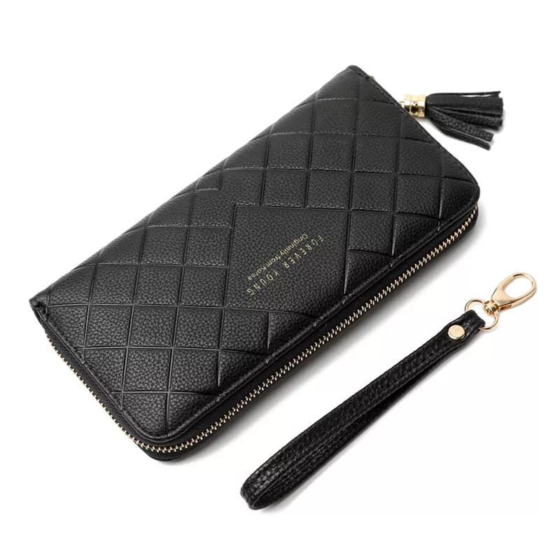 *ALIBABA1688* Dompet Zipper Wanita Koin/Dompet Wanita Gelang Tas Moneybag Panjang Tali Rumbai