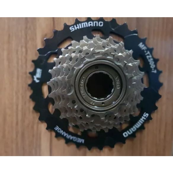 Sprocket Shimano 7 speed Mega Range Drat ulir Gear belakang Gear sus
