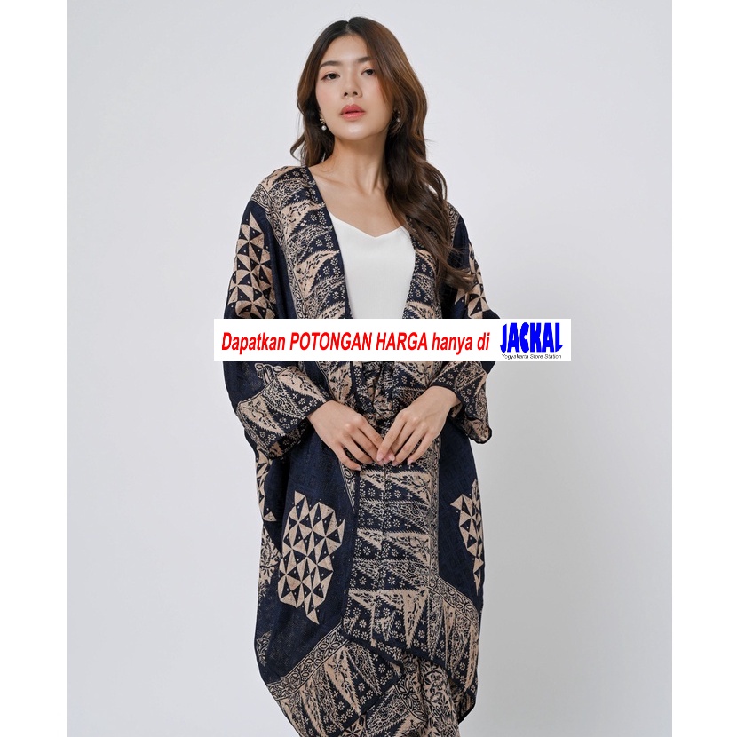 Terbaru Pakaian Batik Wanita Set Atasan Outer Celana Kulot Rok Lilit Instan Batik Kekinian Viscose J