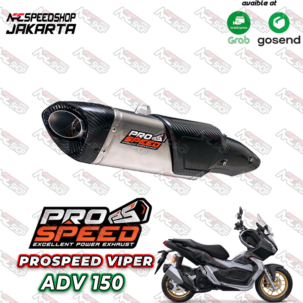 Knalpot Prospeed Viper Series Honda ADV150 Fullsystem