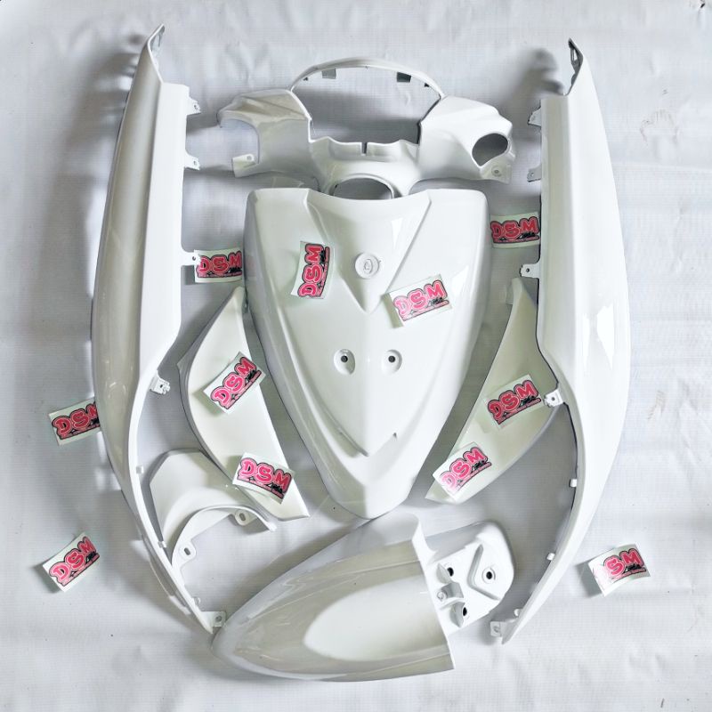 FULL BODY HALUS YAMAHA MIO J / PAKET BODY MIO J PUTIH