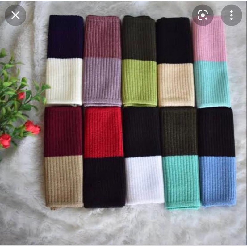 INNER RAJUT BB GROSIR/CIPUT RAJUT 2 WARNA/DALAMAN DUA WARNA BAHAN RAJUT/GROSIRANG 10&amp;20 PCS